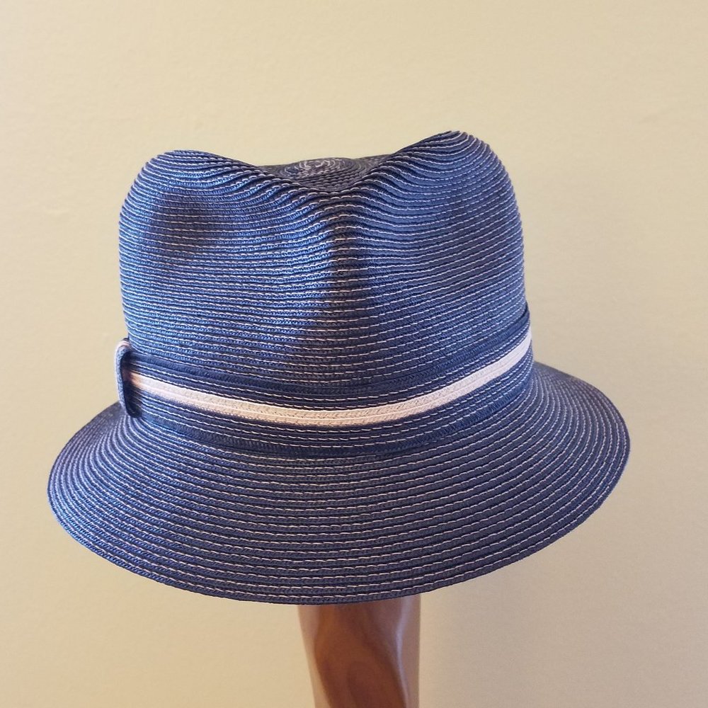 Straw Fedora Hat - image 4